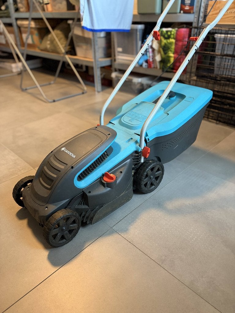 Gardena PowerMax 32 Grasmaaier + verlengkabel, Ophalen, Gebruikt, Elektrische grasmaaier, Gardena