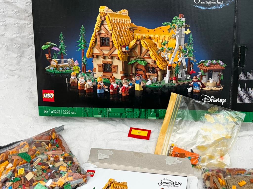 Lego disney 43242 gebouwd compleet, Lego, Ophalen of Verzenden, Zo goed als nieuw, Compleet