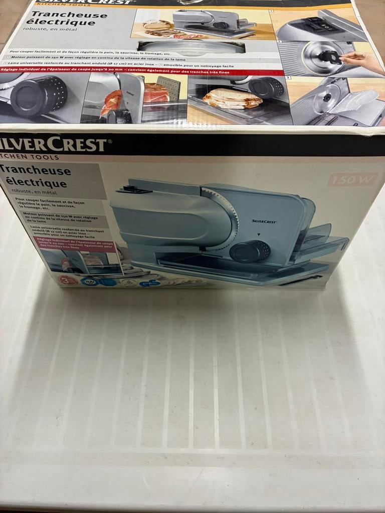 Silvercrest Kitchen Tools elektrische snijmachine, Enlèvement, Utilisé