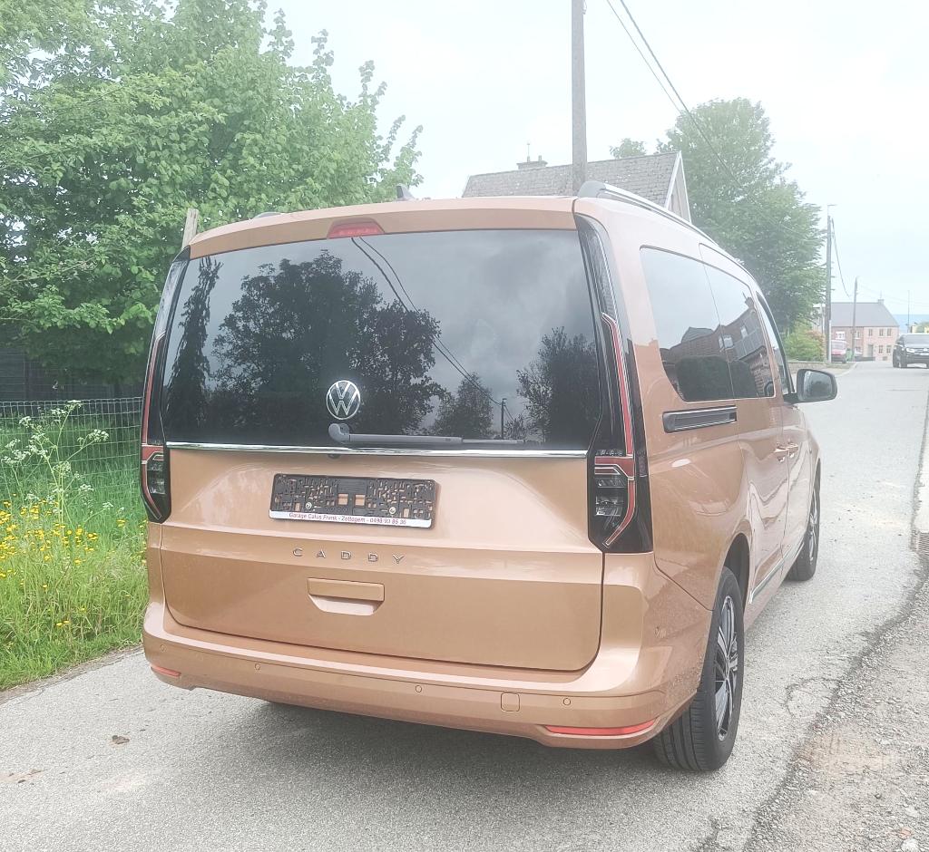 Volkswagen Caddy Maxi Style dubbel cabine incl BTW, Cuir et Alcantara, Achat, Entreprise, Boîte manuelle