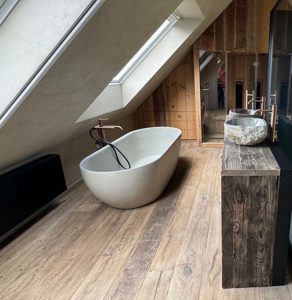 Baignoire en béton, Moins de 100 cm, 150 à 200 cm, Comme neuf, Enlèvement