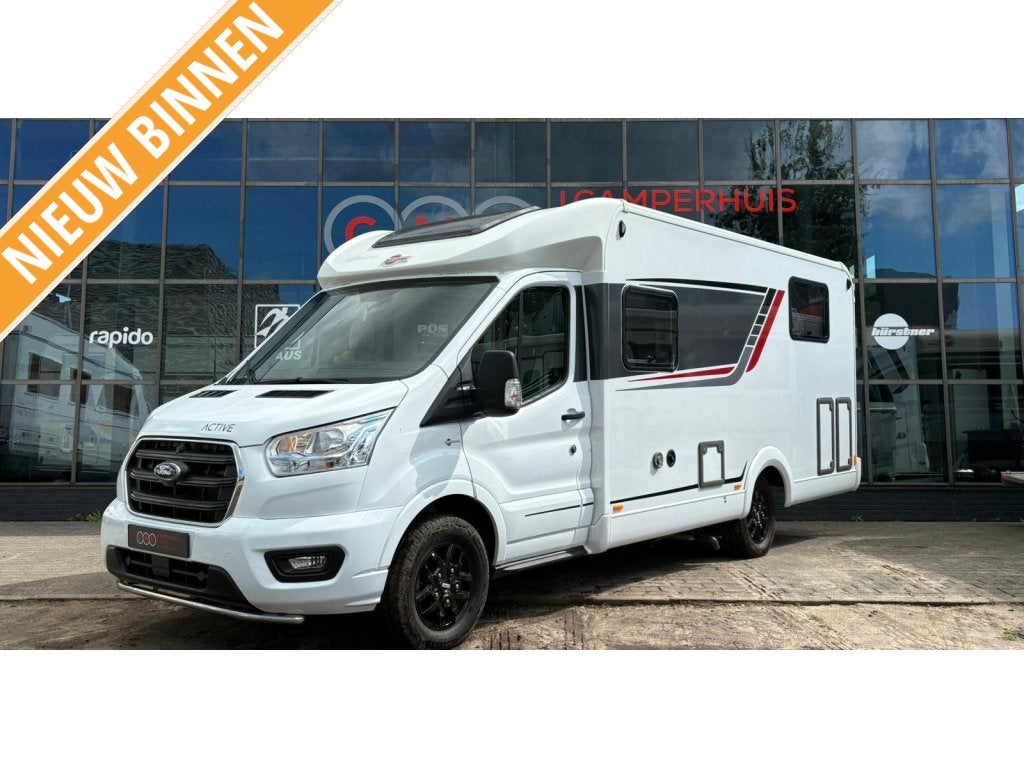 Bürstner Lineo T 690 Queensbed,Airco,XLGarage, Koelkast, Ringverwarming, 6 tot 7 meter, Bedrijf