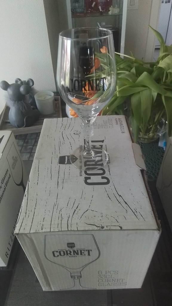 glas cornet, Verzamelen, Ophalen of Verzenden