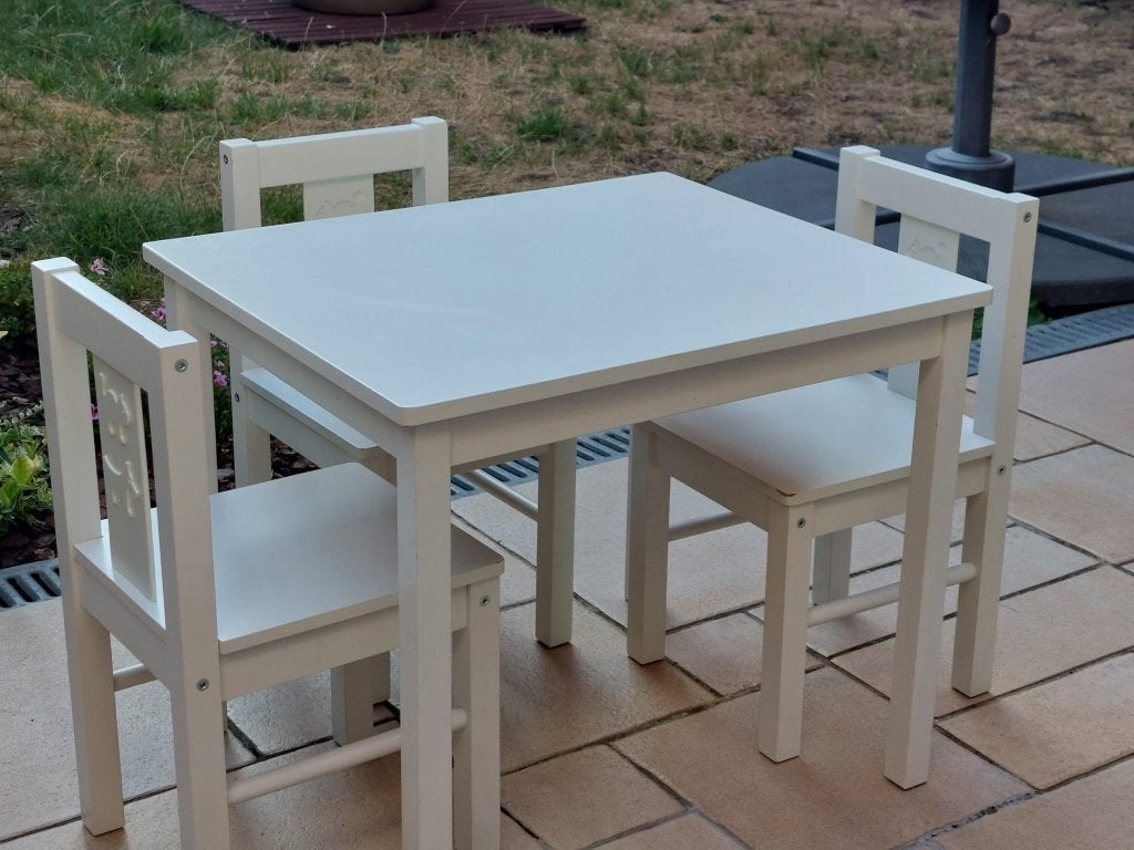 tafeltje met stoeltjes, Enfants & Bébés, Chambre d'enfant | Tables & Chaises, Enlèvement, Utilisé, Table(s) et Chaise(s)