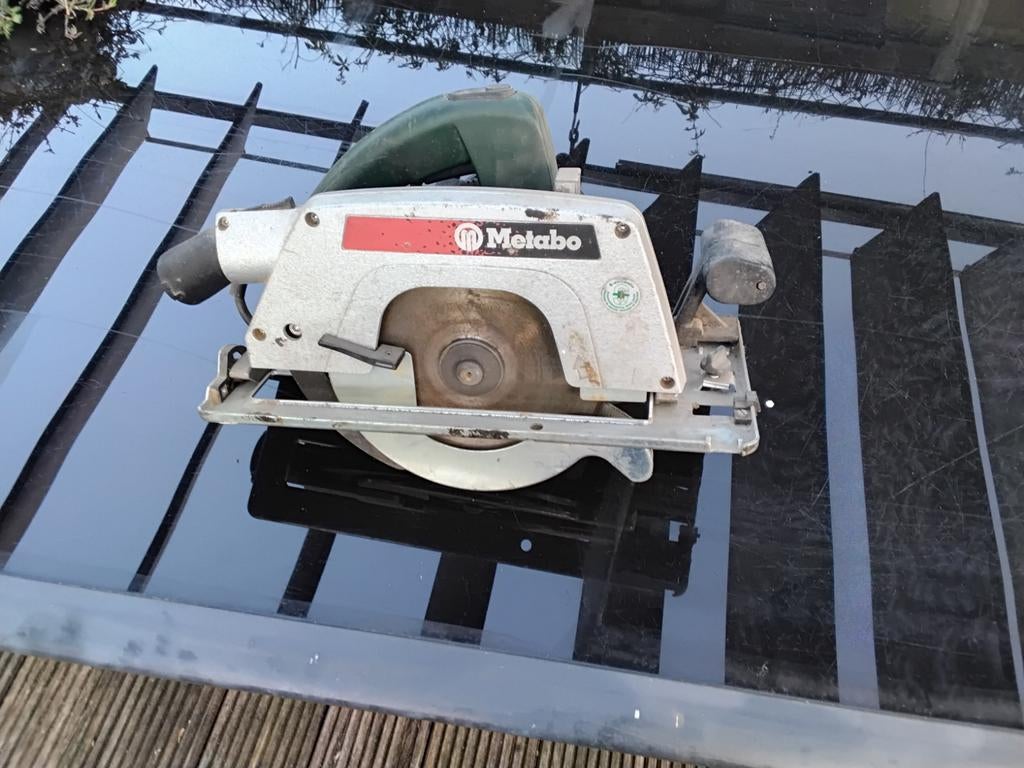 Cirkelzaag metabo, Ophalen, Gebruikt, Cirkelzaag, Metabo
