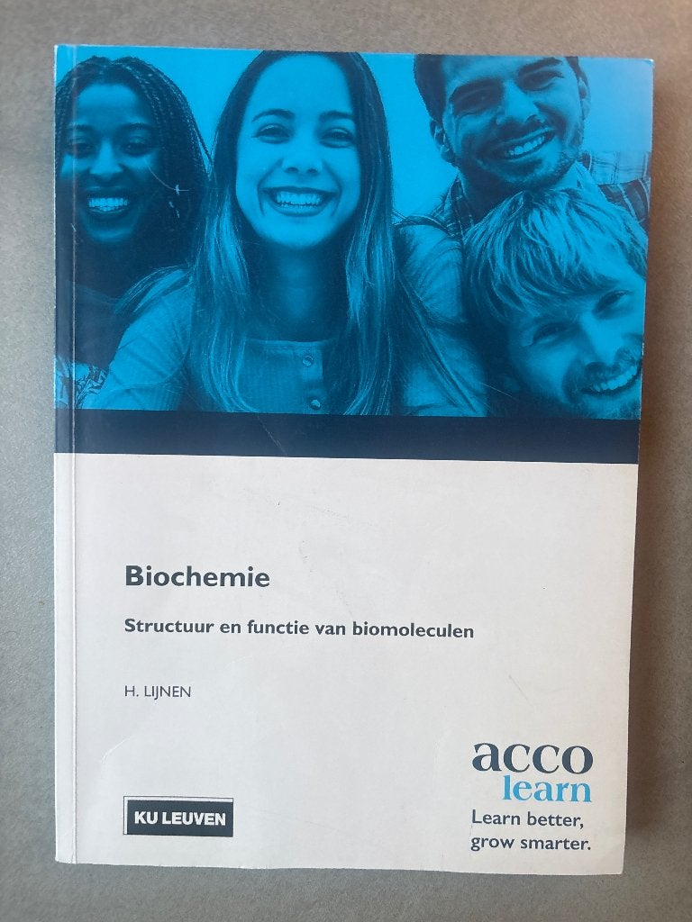 Biochemie Structuur en functie van biomoleculen, Ophalen of Verzenden, Zo goed als nieuw, Acco