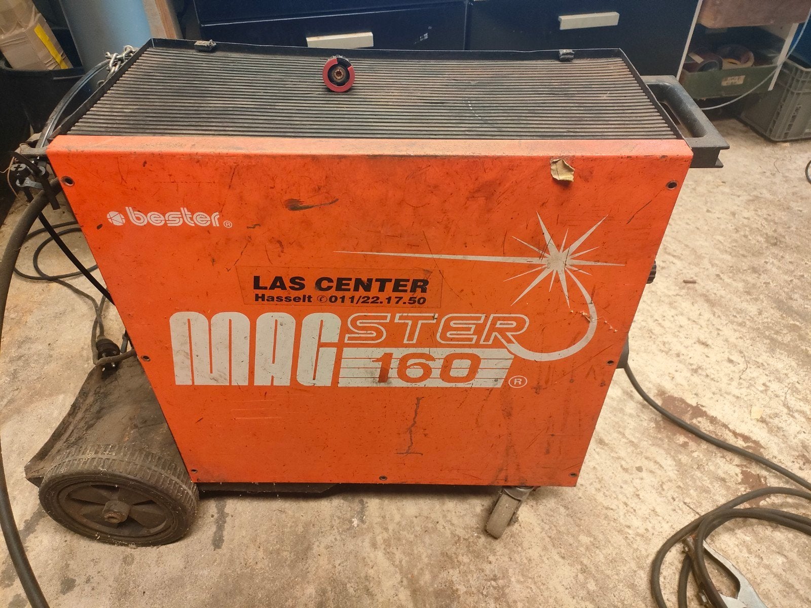 lasapparaat 230v magster, Doe-het-zelf en Bouw, Ophalen, Gebruikt, 150 tot 250 ampère, CO2