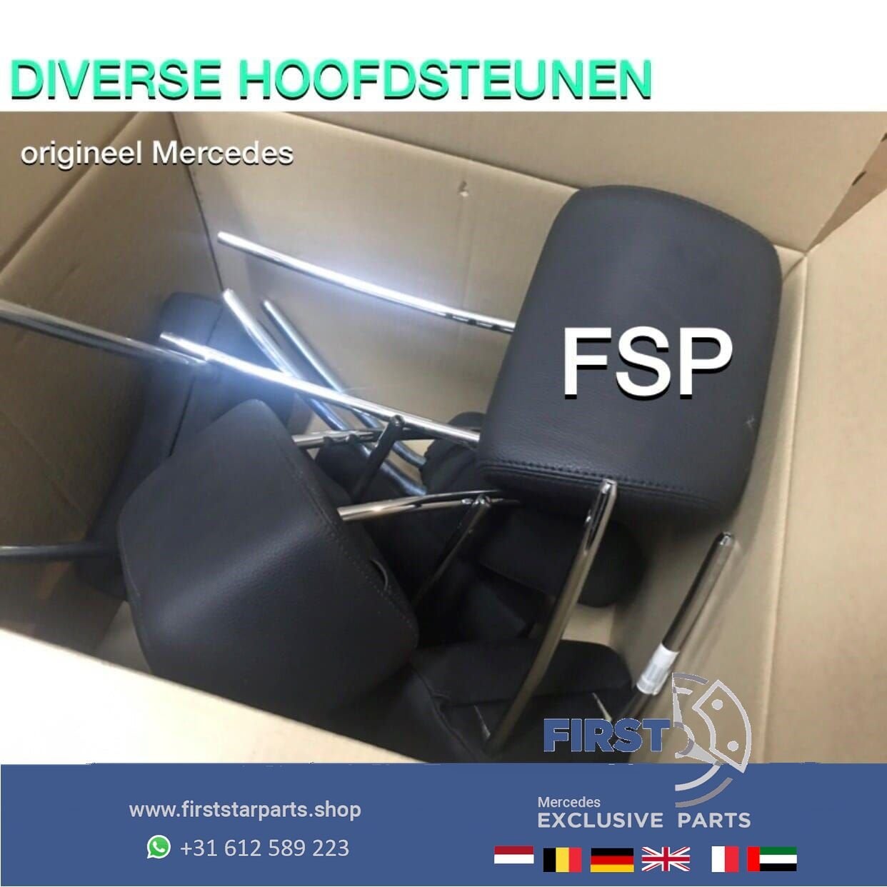 HOOFDSTEUNEN A B C E CLA GLA GLK GLE ML Klasse HOOFDSTEUN or, Auto-onderdelen, Gebruikt, -, Ophalen of Verzenden, -