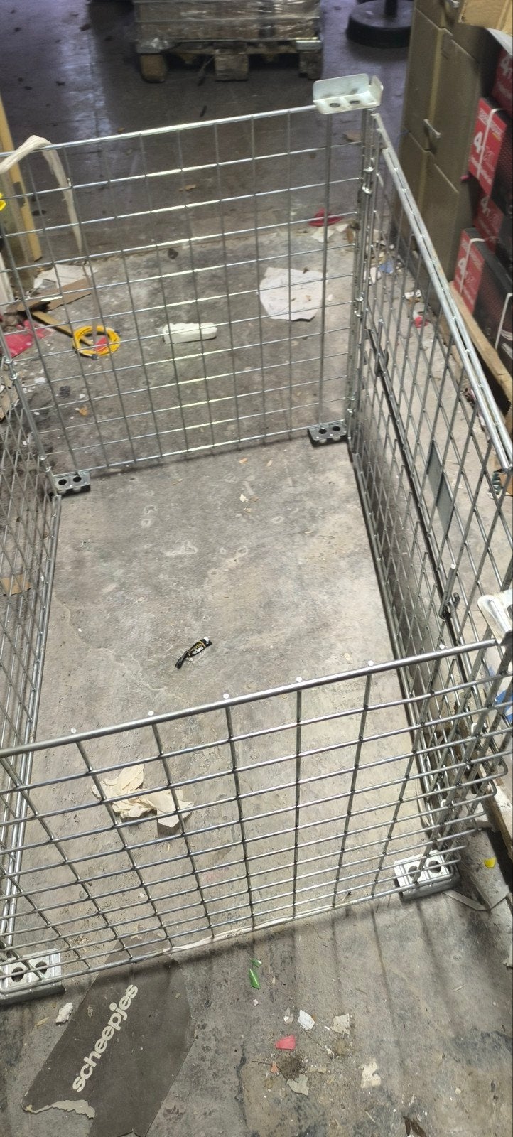 pallet kooi metaal 4stuk, Doe-het-zelf en Bouw, Ophalen, Zo goed als nieuw, IJzer