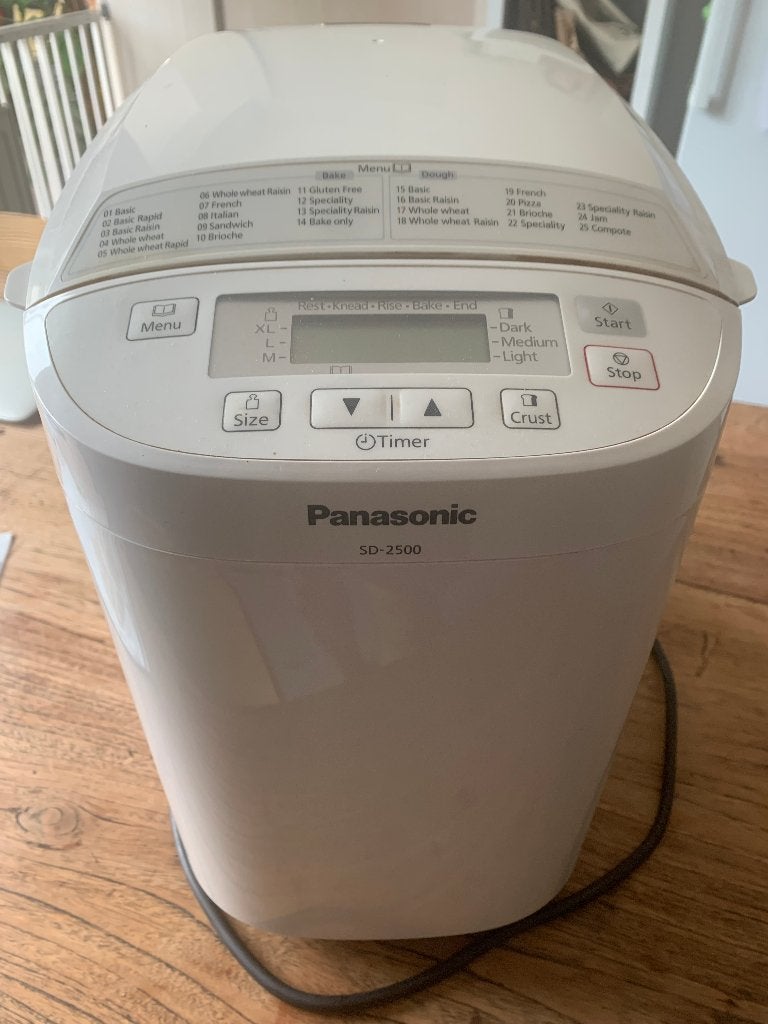 Broodbakmachine SD 2500 Panasonic, Elektronische apparatuur, Ophalen, Gebruikt, Met timer