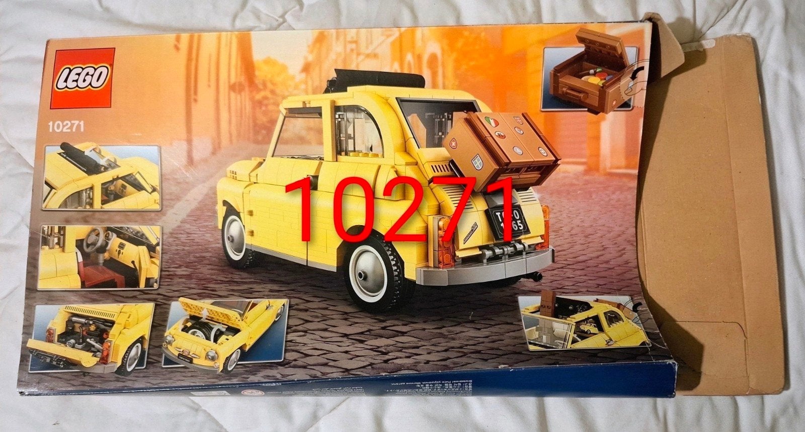 LEGO - CREATOR - FIAT 500 GEEL, Ophalen, Zo goed als nieuw