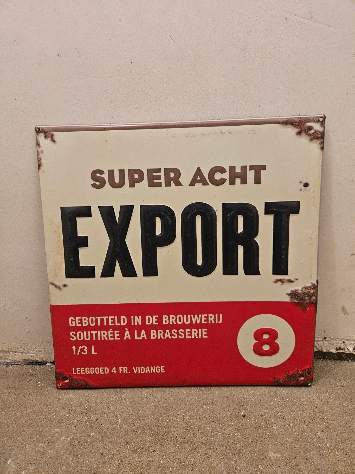 Reclamebord Export, Ophalen of Verzenden
