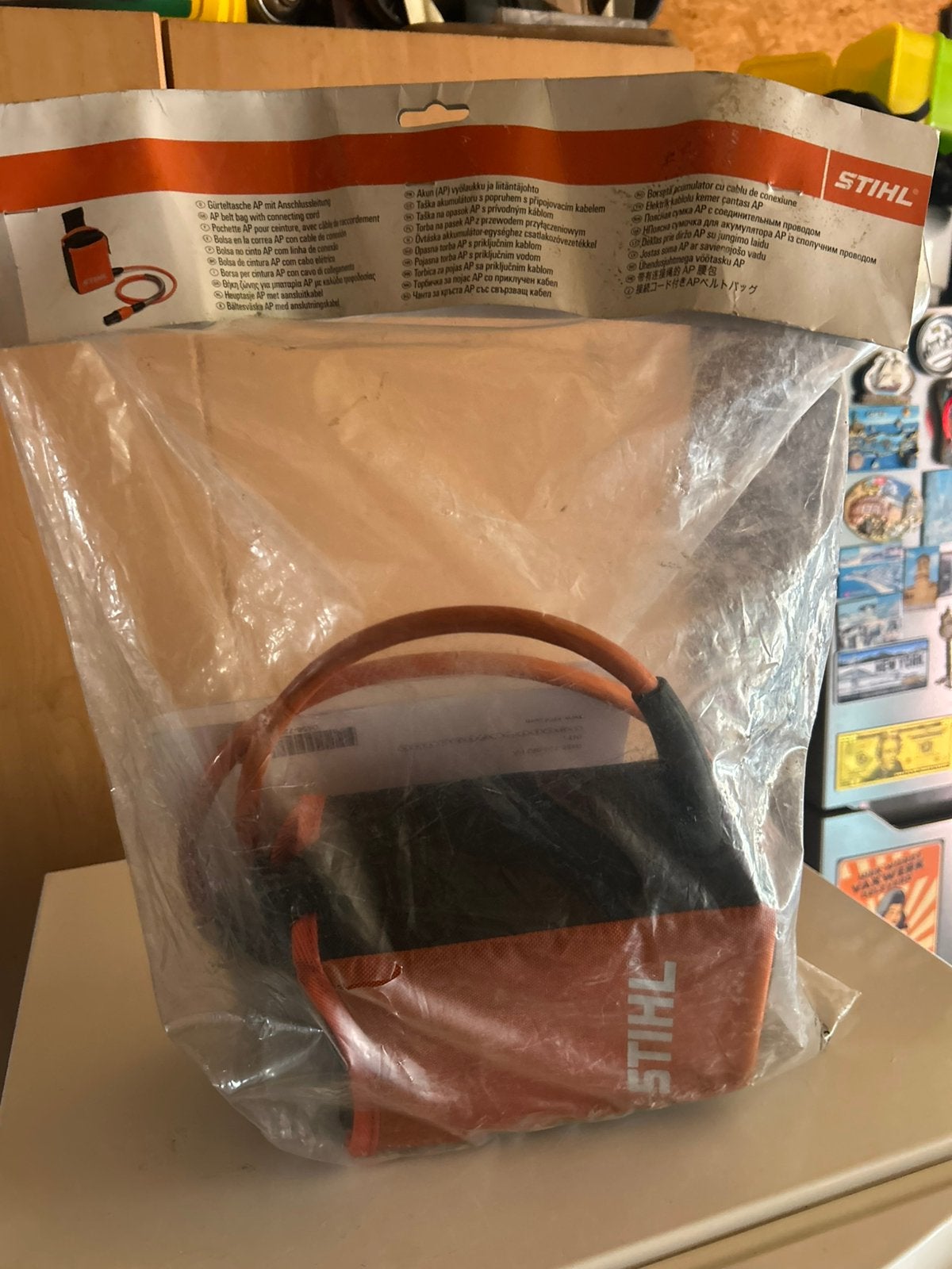 Sac de taille Stihl AP avec câble de raccordement, Enlèvement ou Envoi, Comme neuf