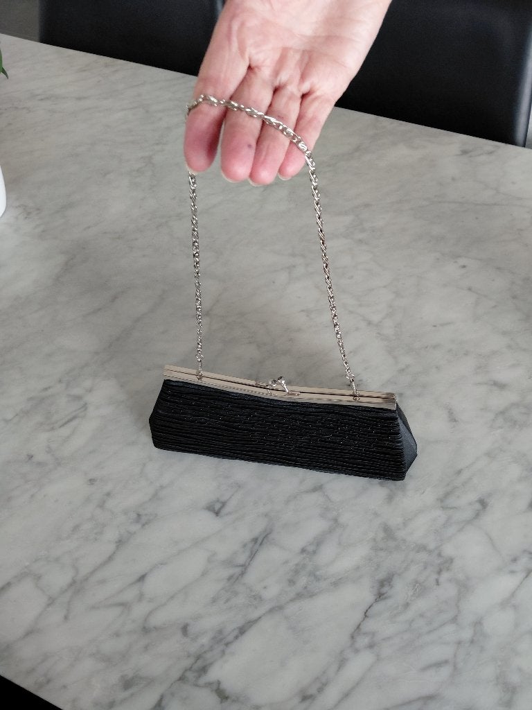 Clutch tasje, Enlèvement, Comme neuf, Noir, Autres marques