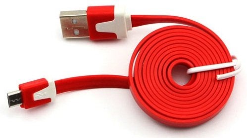 Micro USB Kabel Random Kleur Voor Opladen Samsung - Android, Computers en Software, Pc- en Netwerkkabels, Ophalen of Verzenden