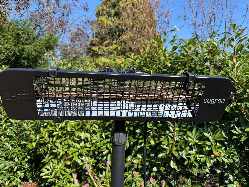 TOP Terrasverwarmer Sunred 2500 watt; ook voor binnenhuis !, Neuf, Électrique, Sol, Enlèvement