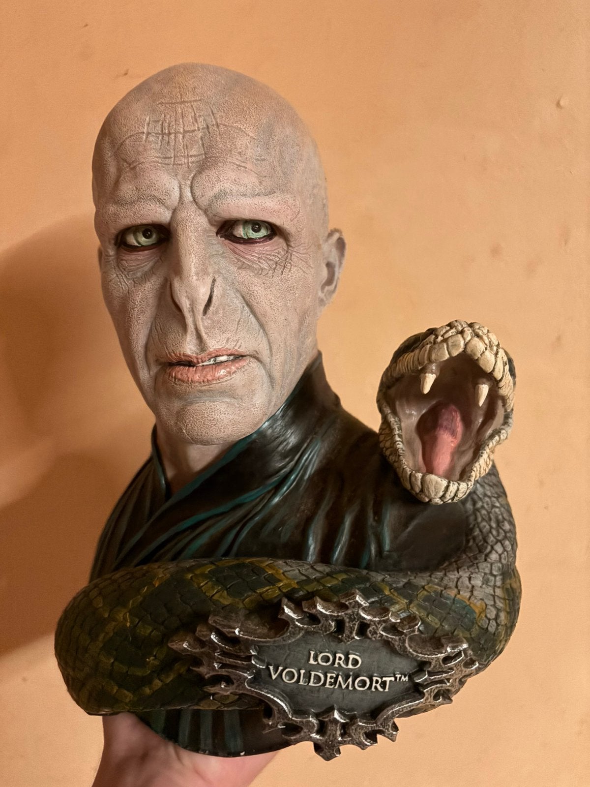Beeld voldemort, Ophalen of Verzenden, Zo goed als nieuw, Beeldje of Buste