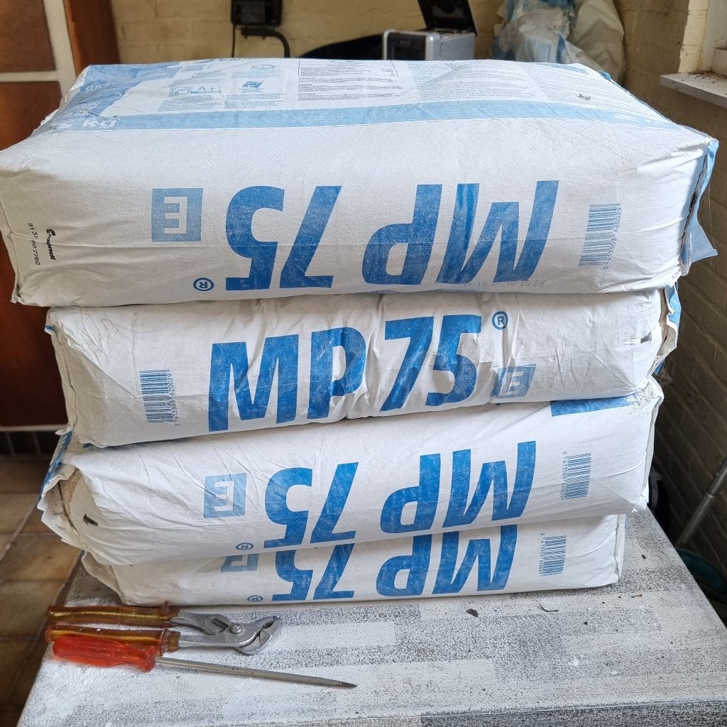 4 nieuwe zakken Knauf MP75 E 25 kg, Prijs voor allevier, Bricolage & Construction, Enlèvement, Neuf