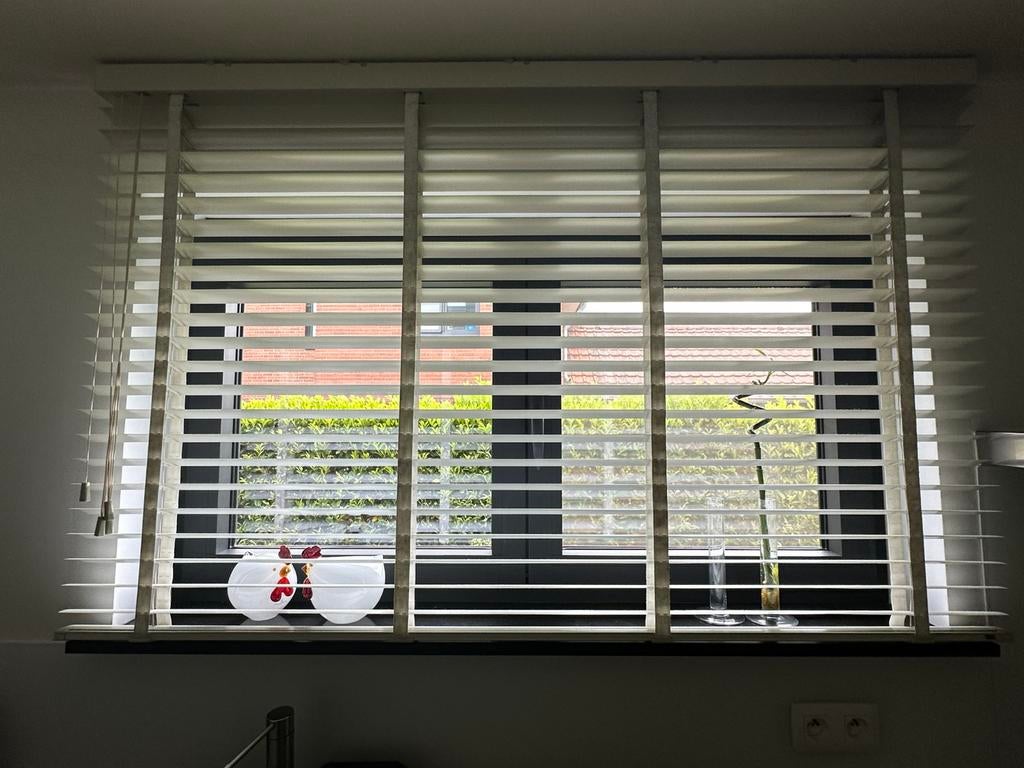 Aluminium jaloezie 50mm, Ophalen, Gebruikt, 150 tot 200 cm, Wit