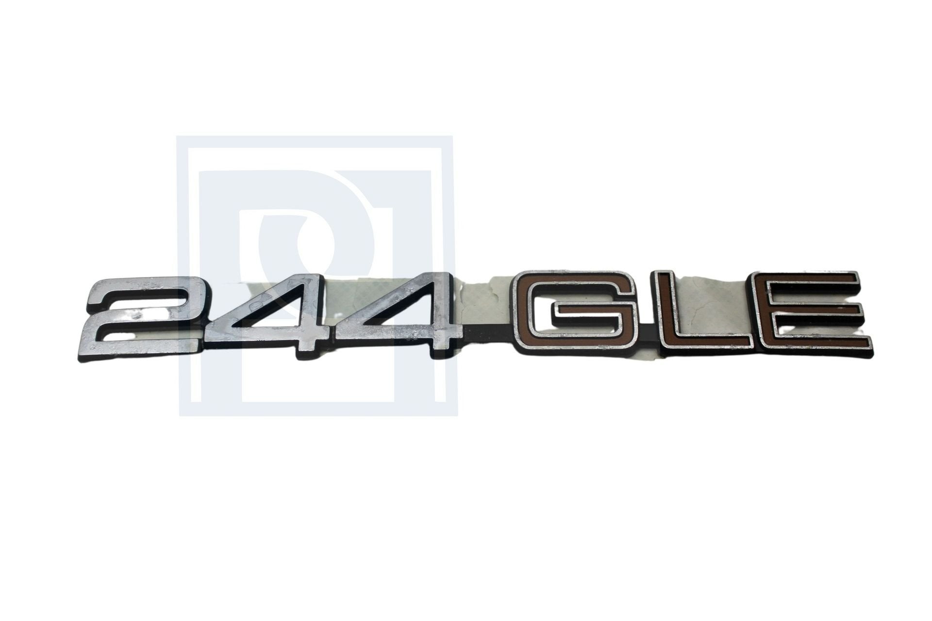 Volvo Embleem "244GLE" koffer 240 Volvo onderdeelnr 1246020, Auto-onderdelen, Ophalen of Verzenden, Nieuw, Volvo