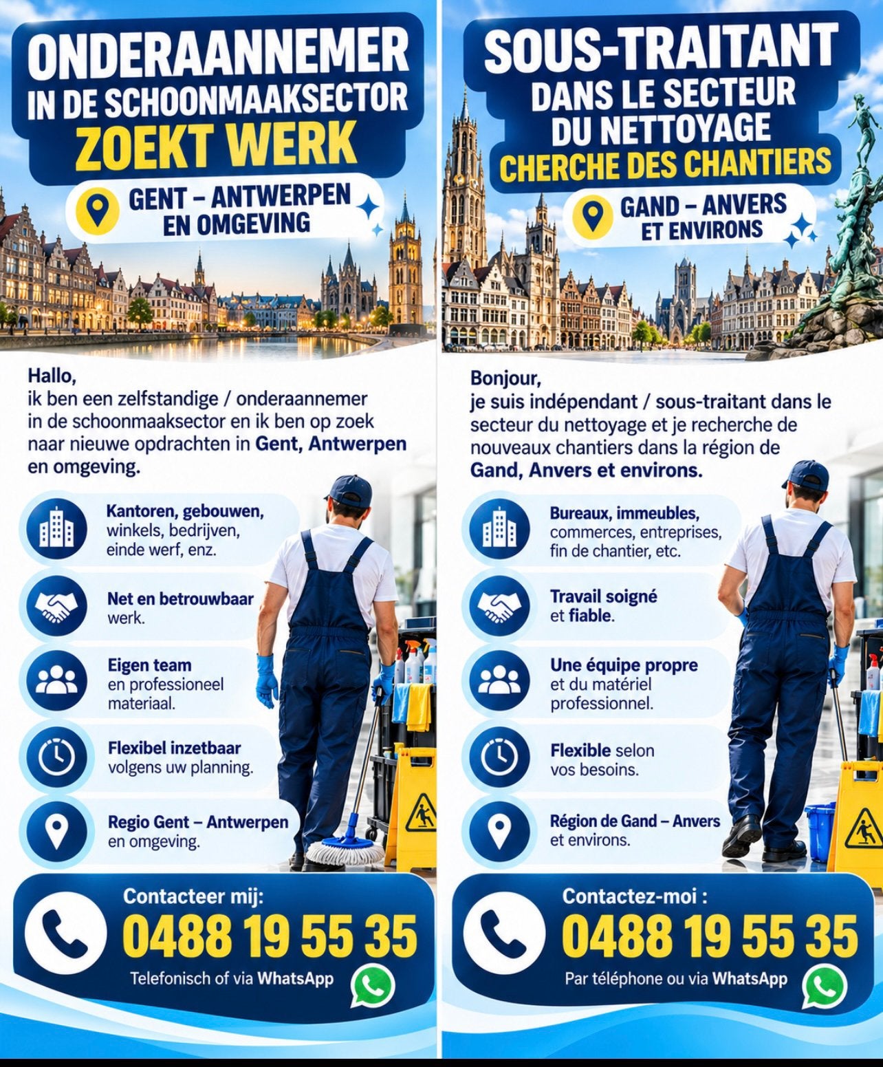 Sous traitant nettoyage, Offres d'emploi
