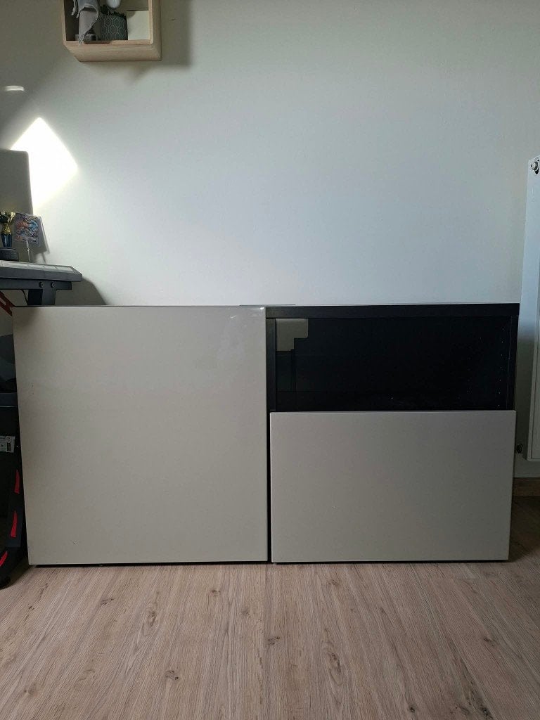 Tv meubel en nachtkastje, Maison & Meubles, 65 cm ou plus, Comme neuf, Synthétique, Enlèvement