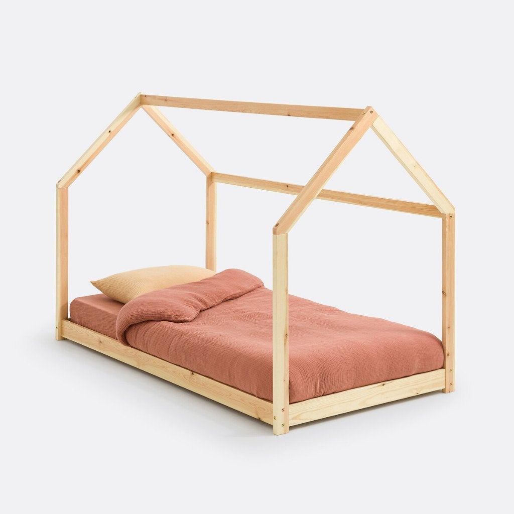 Bedhuisje peuter kind, Ophalen, 90 cm, Eenpersoons, Nieuw