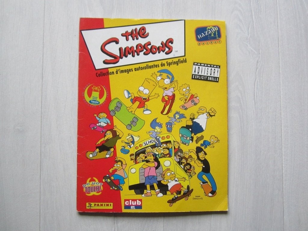Album Panini - Les Simpsons - 1e série - complet, Verzamelen, Ophalen of Verzenden, Gebruikt, Film, Tv of Omroep