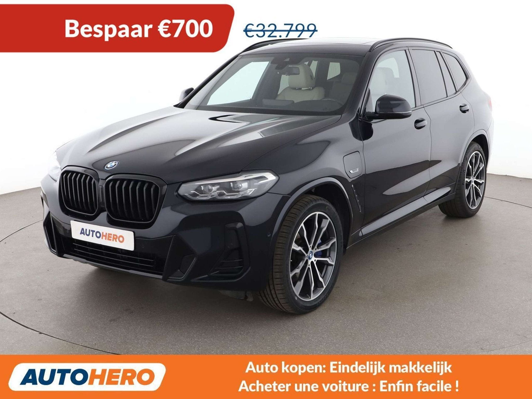BMW X3 xDrive 30e M Sport (bj 2021, automaat), Auto's, BMW, Automaat, Blauw, 5 zetels, Hybride Elektrisch/Benzine