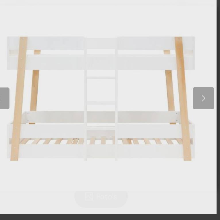 Bopita stapelbed Lisa, Huis en Inrichting, Ophalen, Zo goed als nieuw, Eenpersoons, Stapelbed