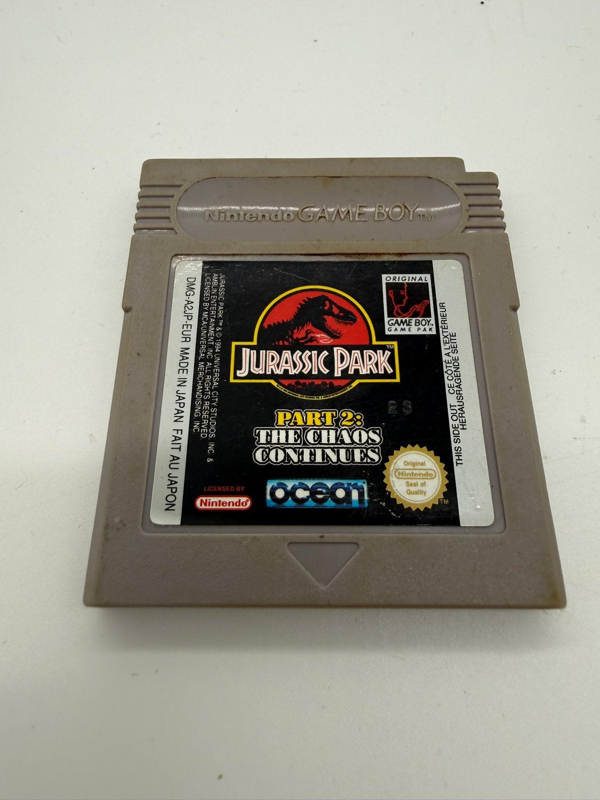 Jurassic Park Part 2 The Chaos Continues Nintendo GameBoy, Consoles de jeu & Jeux vidéo, Enlèvement ou Envoi, Comme neuf