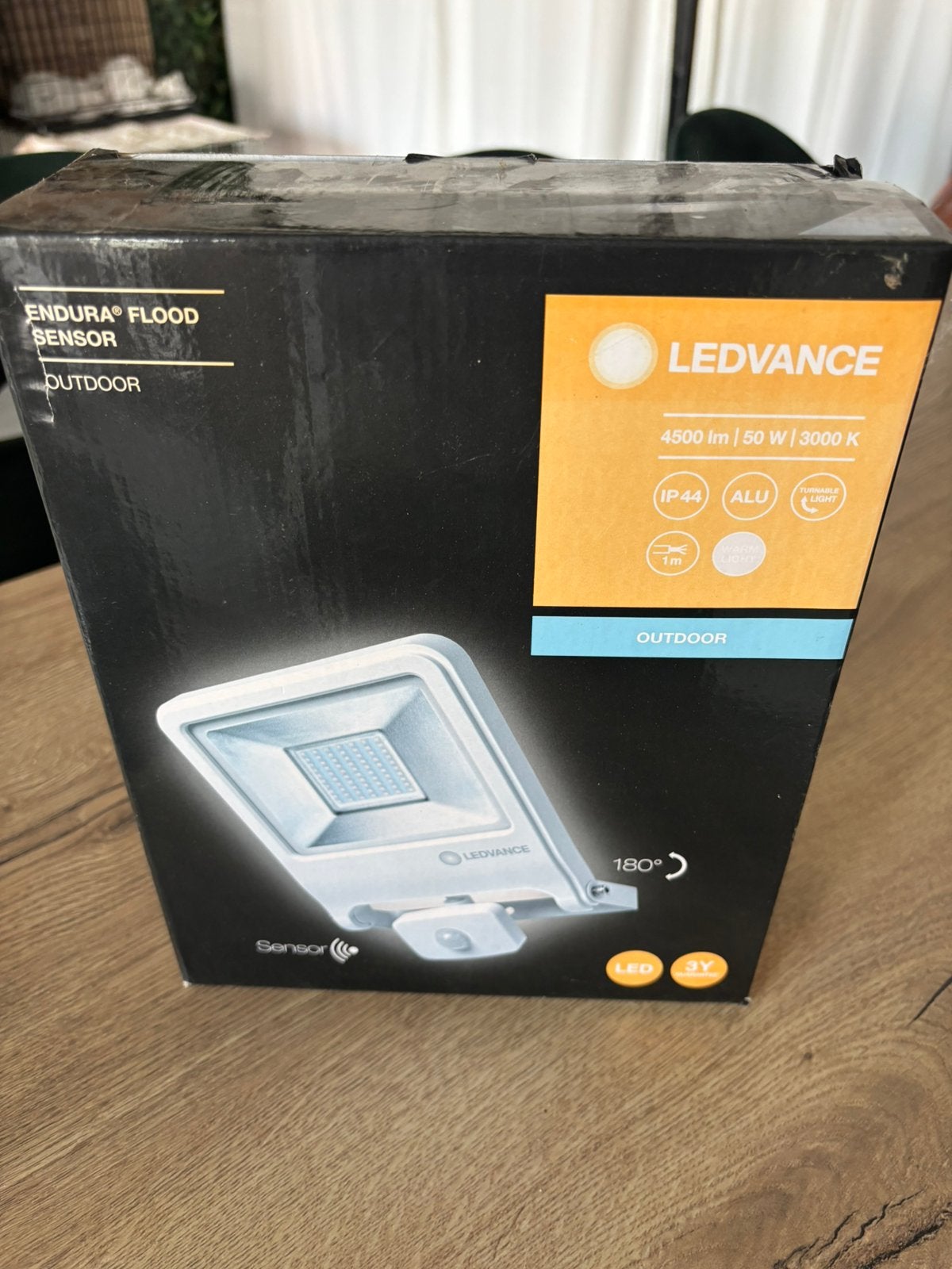 LED straler outdoor met sensor, Enlèvement, Neuf, Moins de 50 watts, Lampe avec luminaire