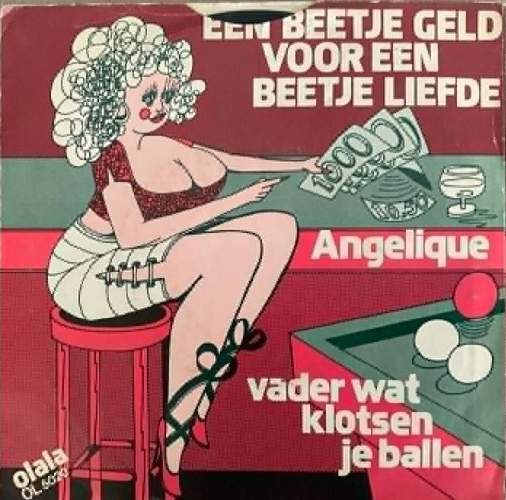 Angelique "Een beetje geld voor een beetje liefde", Cd's en Dvd's, 1980 - 1989, Zo goed als nieuw, Levenslied of Smartlap, Fotohoes
