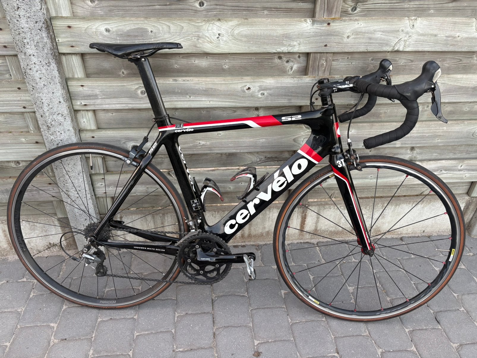 Koersfiets Cervelo S2 maat 56, Fietsen en Brommers, Gebruikt, Carbon, 10 tot 15 versnellingen, 53 tot 57 cm