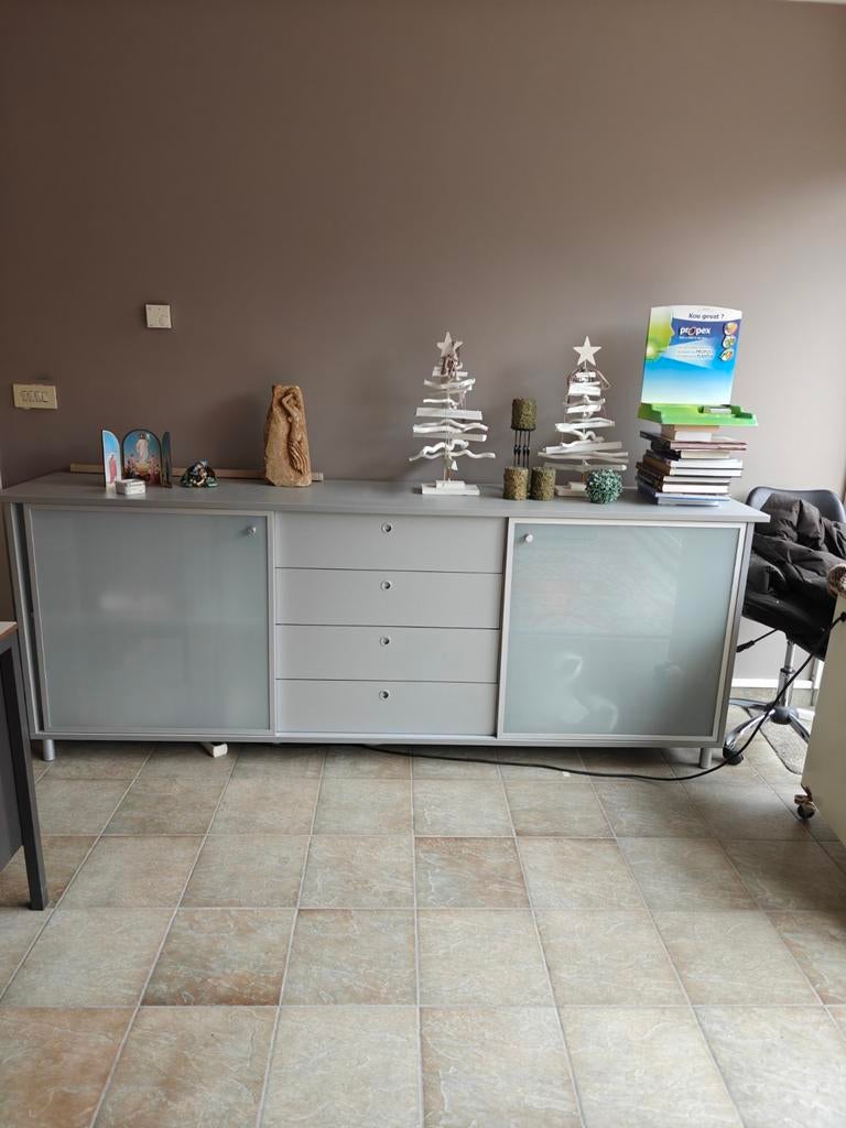 Dressoir grijs, demonteerbaar, Huis en Inrichting, Ophalen