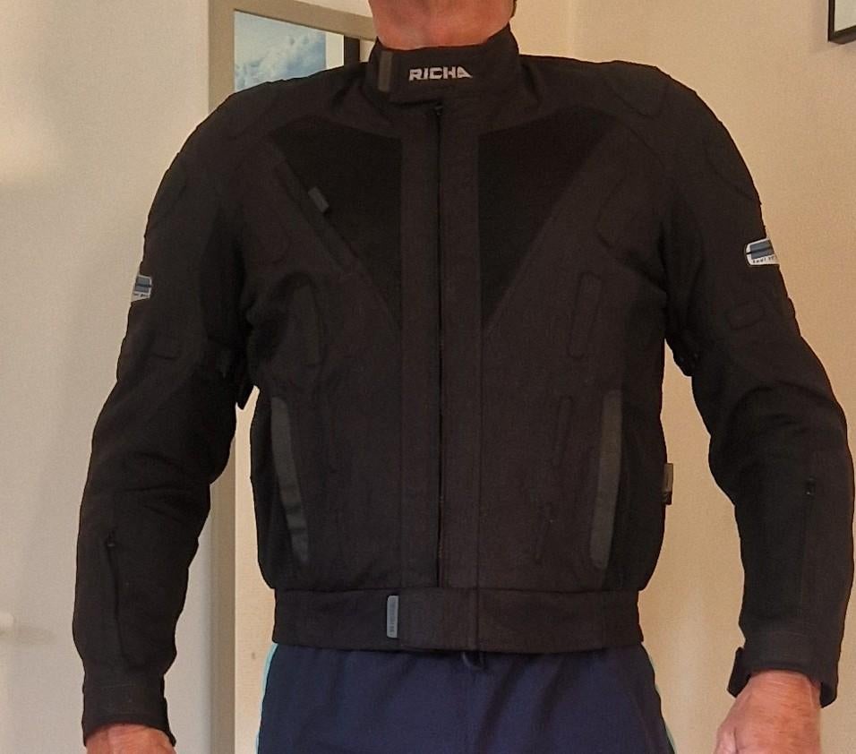 Veste de moto👍"Richa"👍Blouson-Neuf+imperméable👍t:M50-52👍, Motos, Enlèvement ou Envoi, Neuf, sans ticket, Manteau | tissu, Richa