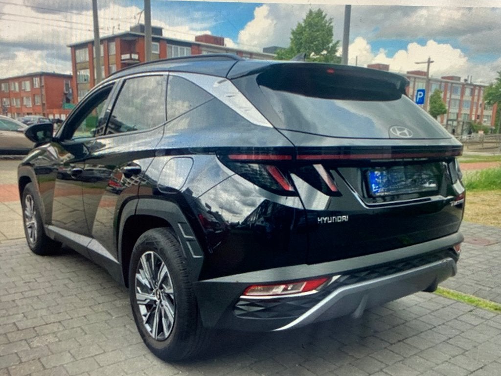 Hyundai TUCSON HYBRIDE BENZINE ELEXTRISCHE, 4 deurs, Zwart, Leder, Handgeschakeld