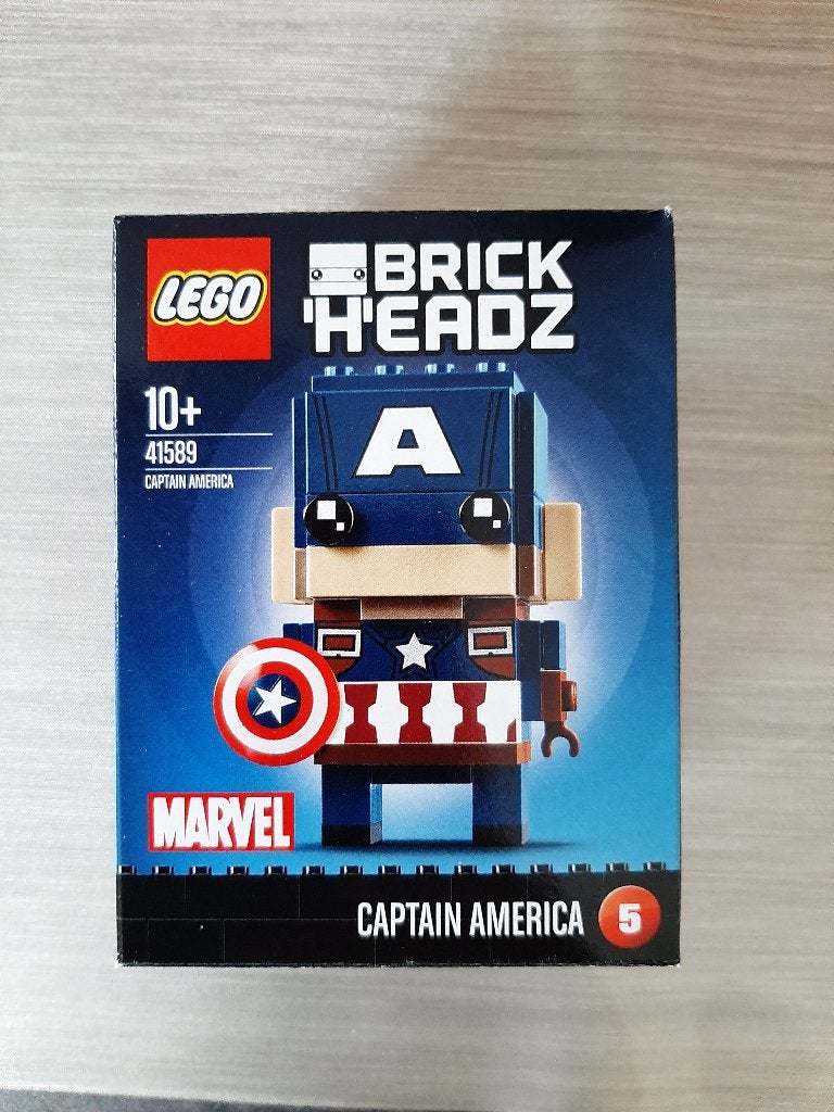 Lego Brickheadz 41589: Captain America, BrickHeadz, Lego, Nieuw, Ophalen of Verzenden