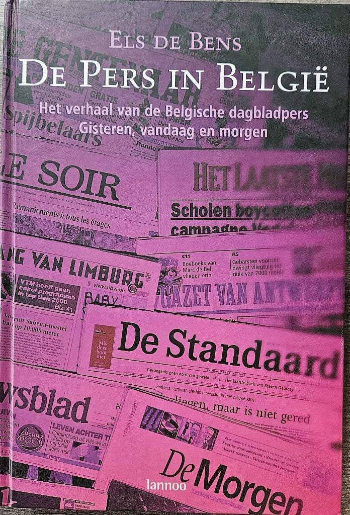 De Pers in België - Els de Bens - 2001, Ophalen of Verzenden, Zo goed als nieuw, Els de Bens