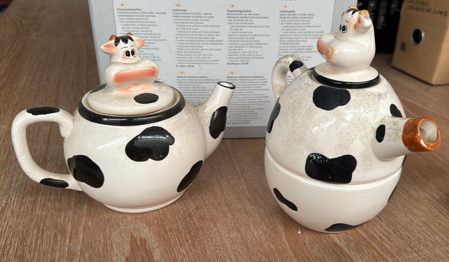 Thee koffiepot set, Ophalen