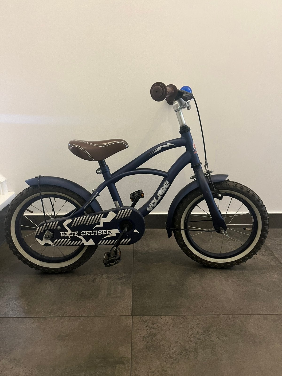 Volare Blue Cruiser kinderfiets 12 inch, Fietsen en Brommers, Ophalen, Zo goed als nieuw