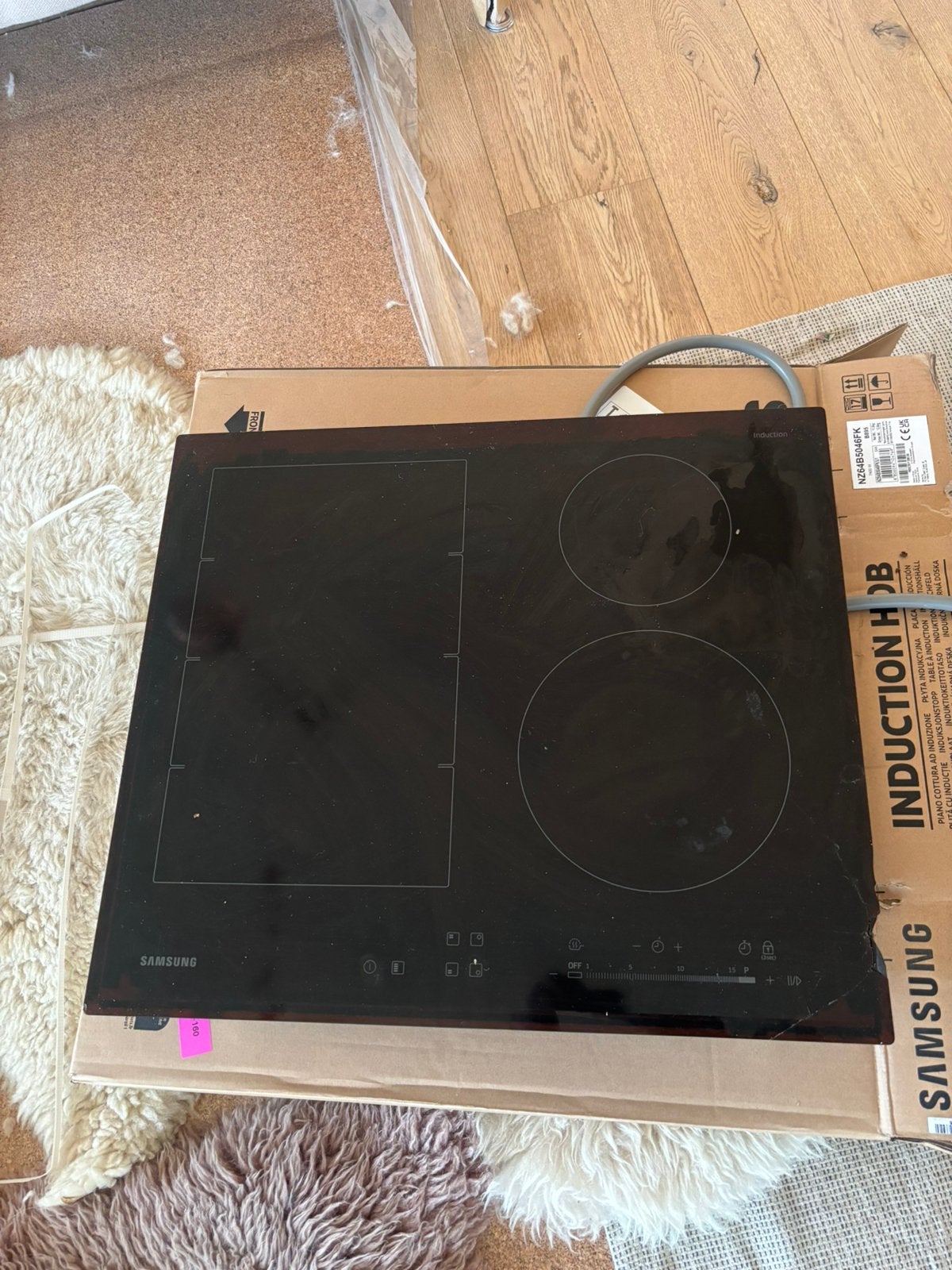 Inductiekookplaat samsung te koop, Elektronische apparatuur, Kookplaten, Ophalen, Zo goed als nieuw, Inductie