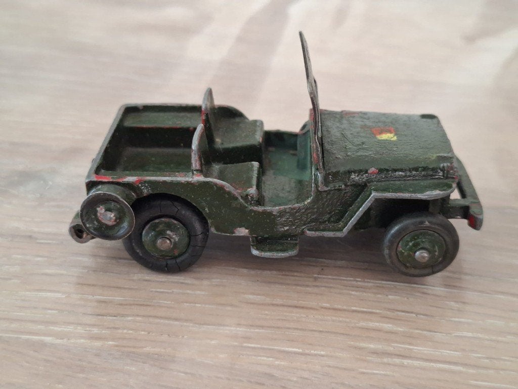 Vintage Dinky Toys Military Jeep, Ophalen of Verzenden, Gebruikt, Auto, Dinky Toys