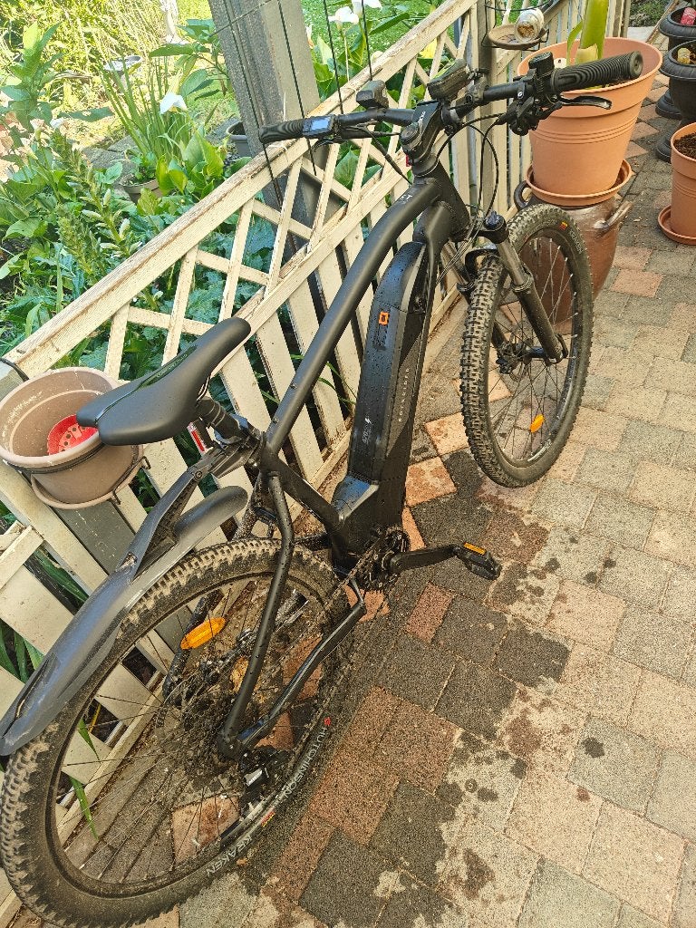 E-bike elektrische fiets rockrider, Fietsen en Brommers, Minder dan 10 versnellingen, Vering, Schijfrem, 65 cm of meer