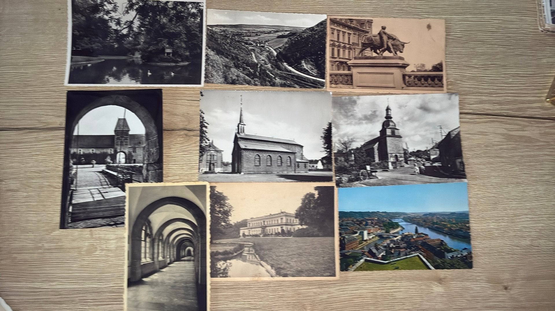 Lot 9 postkaarten Wallonie, Verzamelen, Ophalen of Verzenden