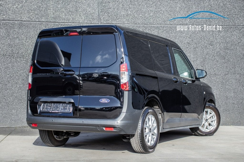 Ford Transit Courir 1.0 EcoBoost 125PK / 1 EIGENAAR, Auto's, Voorwielaandrijving, Euro 6, Zwart, Bedrijf