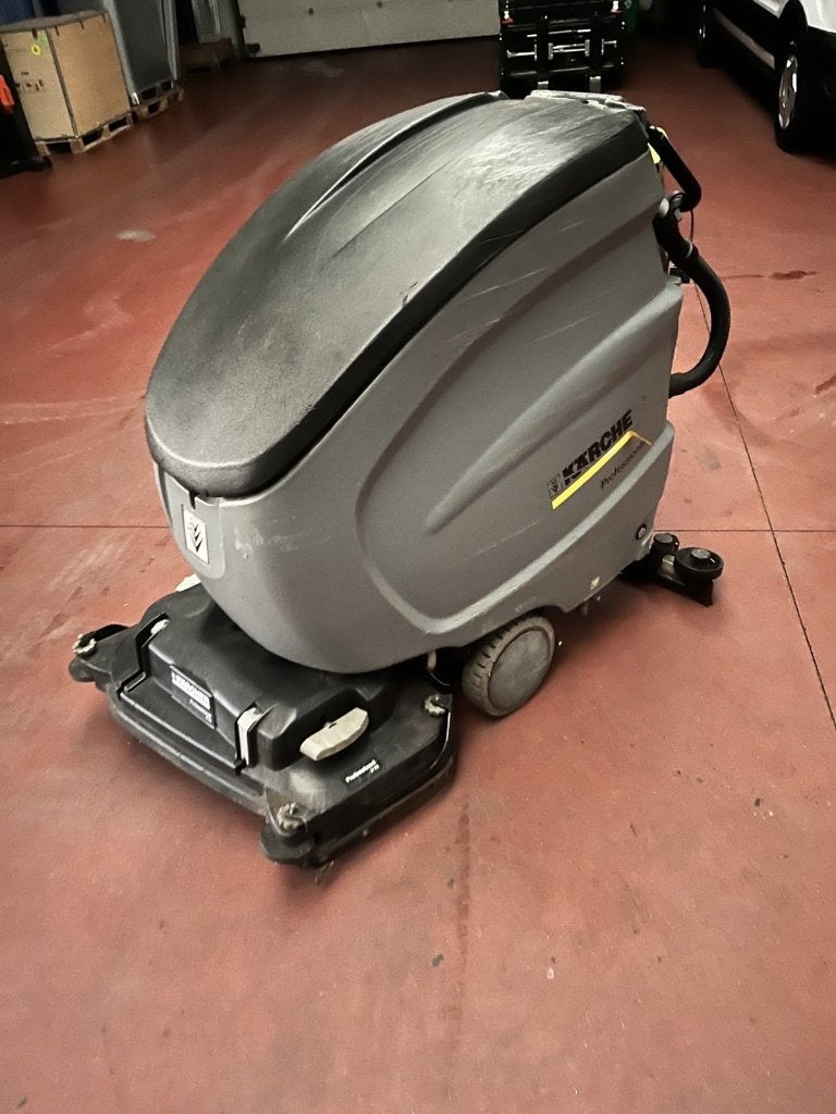 Kärcher B 80 W schrobzuigmachine op batterij, Doe-het-zelf en Bouw, Ophalen, Gebruikt, Schrobmachine
