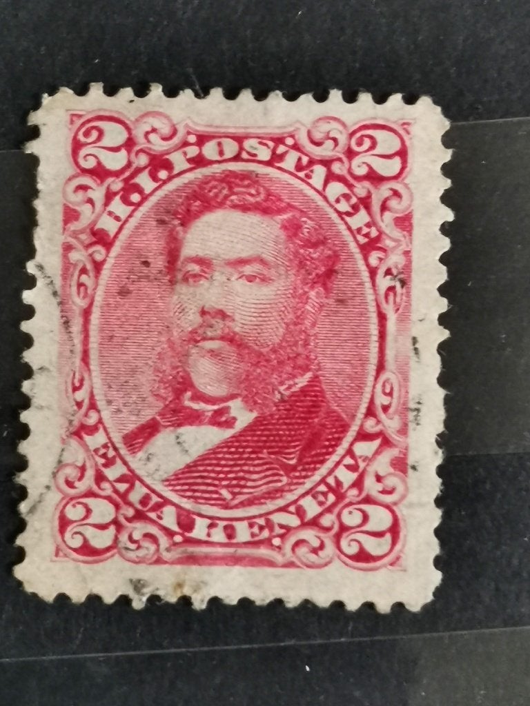 Hawaï 1882 - Roi Kalakaua, Enlèvement ou Envoi, Affranchi, Amérique du Nord