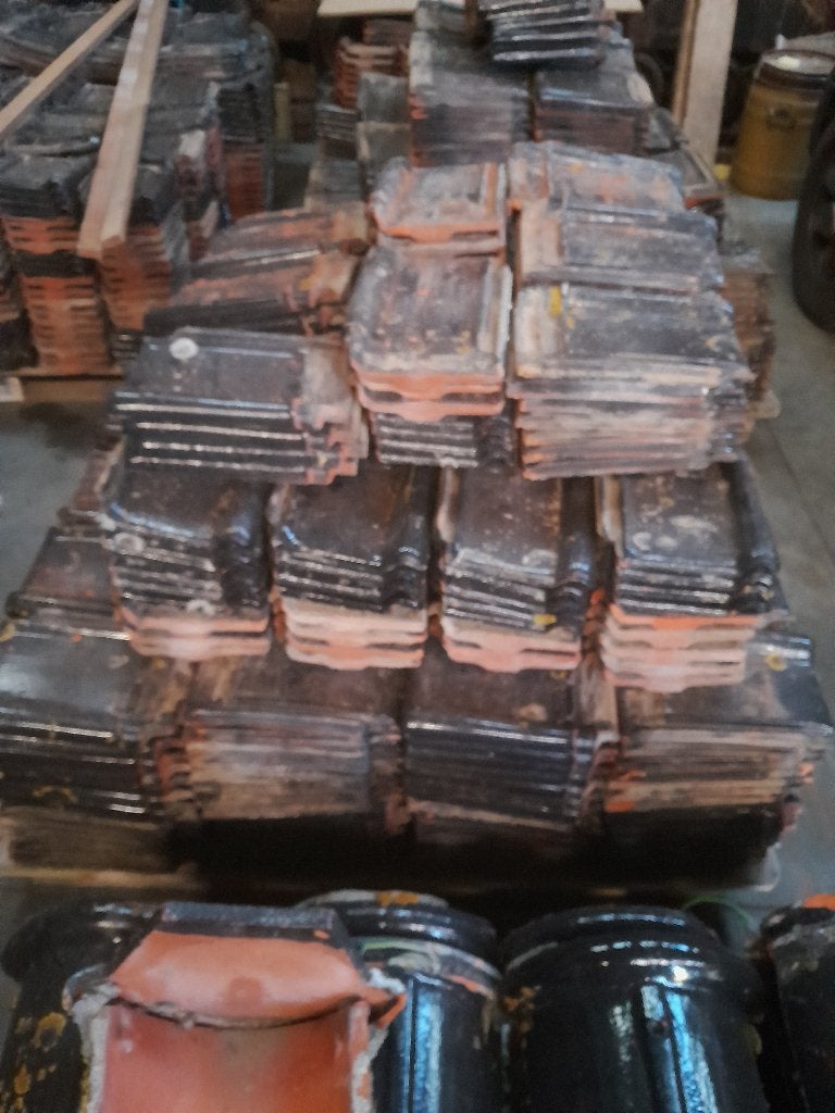 Stormpan 44 zwart gelakt (occasie), Doe-het-zelf en Bouw, Ophalen, Gebruikt, Steen of Klei, Zwart