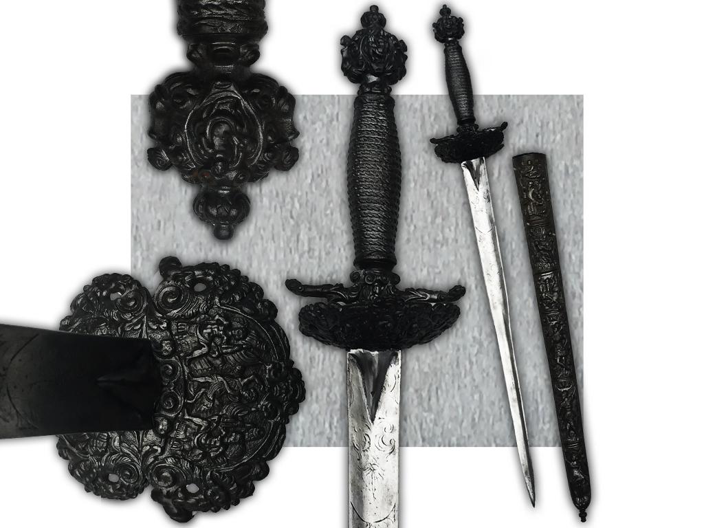 🚨RARE Épée Dague COLICHEMARDE Viollet-Le-Duc XIX Original, Collections, Objets militaires | Général, Armée de terre, Envoi